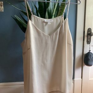 Prologue Sleeveless V-Neck Woven Cami White